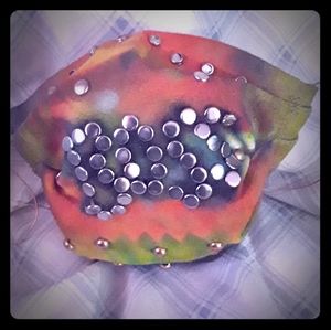 Mask custom designed for u with Rhinestones and na